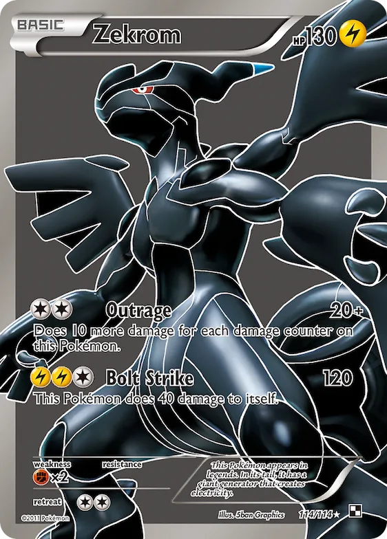 Zekrom #114 – Black & White