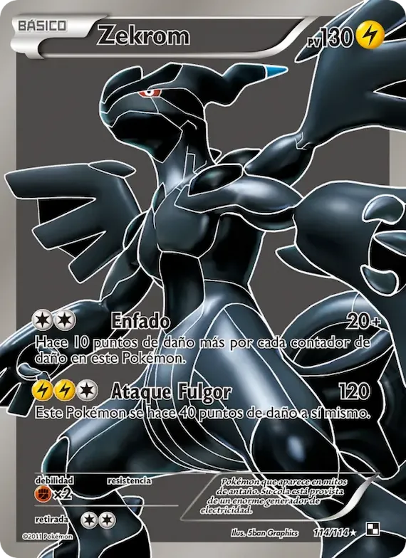 Zekrom 114 – Negro y Blanco