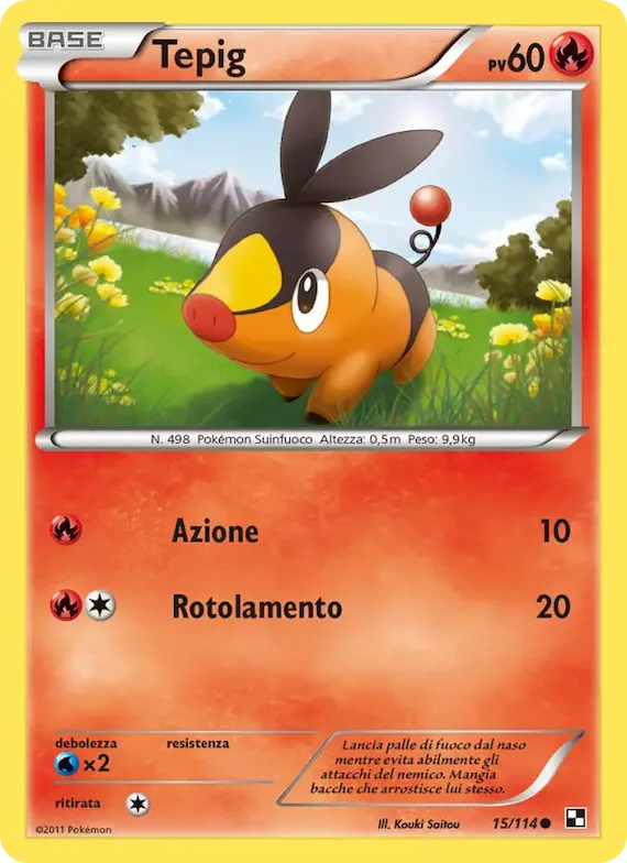 Tepig 15 – Nero e Bianco
