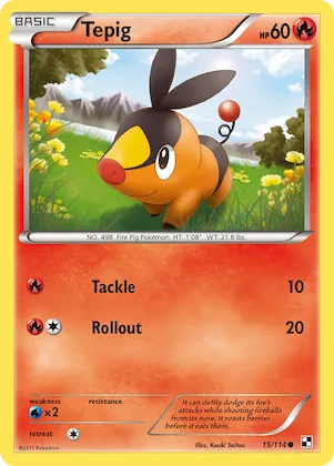 Tepig #15 – Black & White