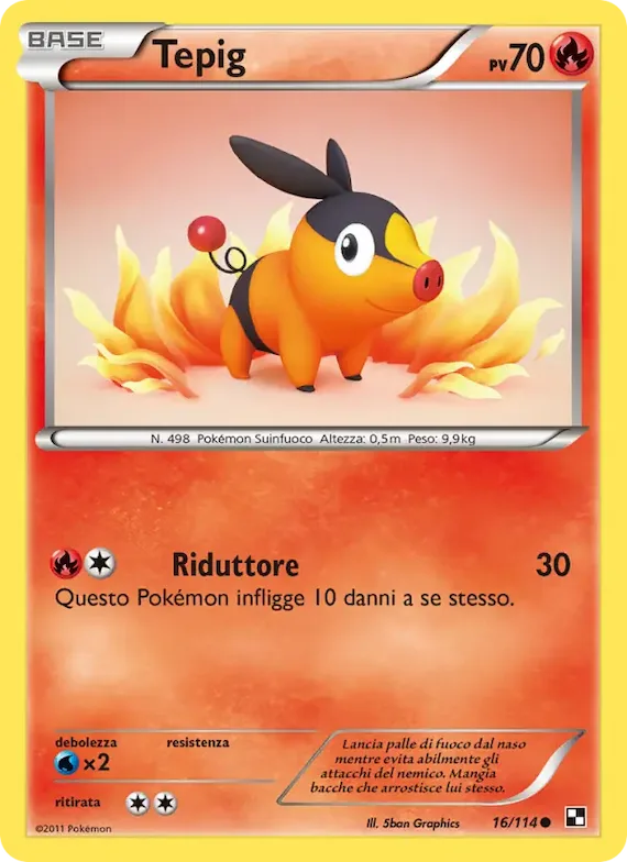 Tepig 16 – Nero e Bianco