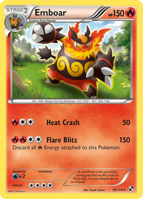 Emboar #19 – Black & White