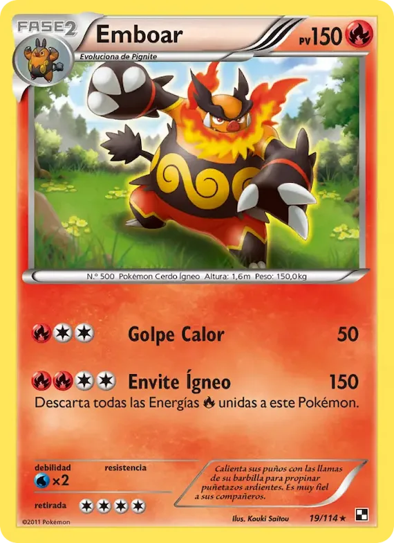 Emboar 19 – Negro y Blanco