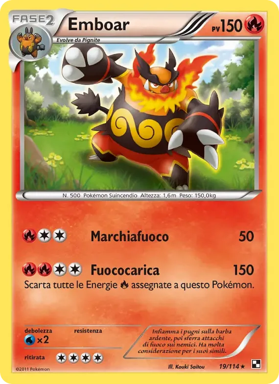 Emboar 19 – Nero e Bianco