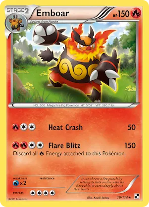 Emboar #19 – Black & White