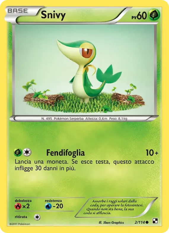 Snivy 2 – Nero e Bianco