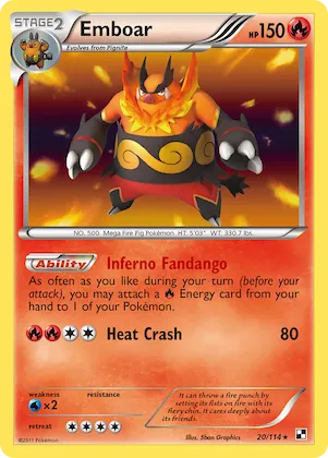 Emboar #20 – Black & White