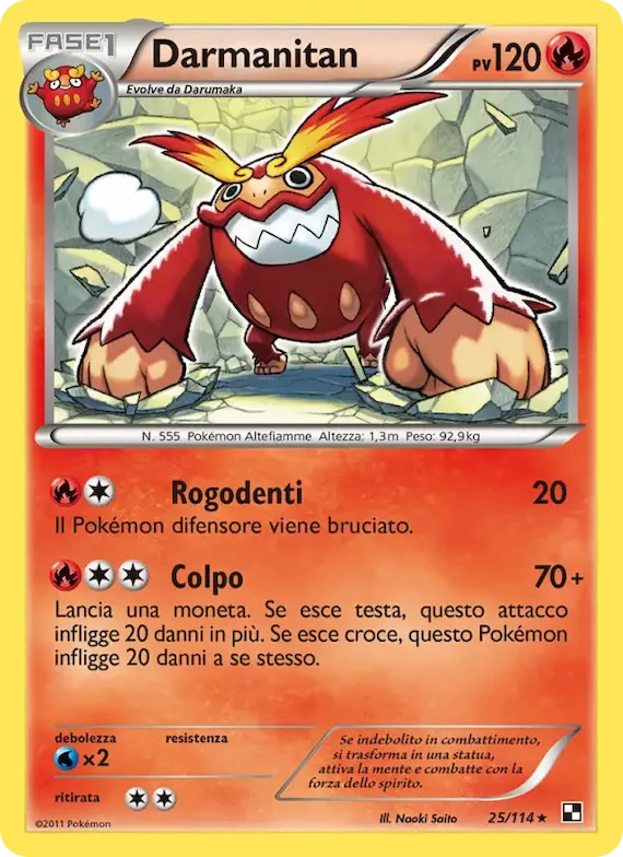 Darmanitan 25 – Nero e Bianco