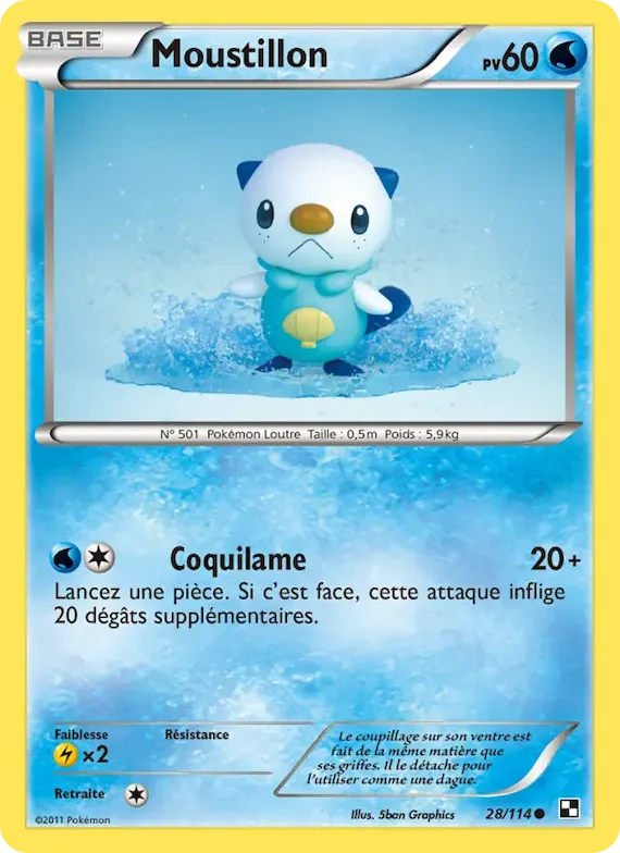 Moustillon 28 – Noir & Blanc