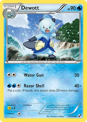 Dewott #29 – Black & White