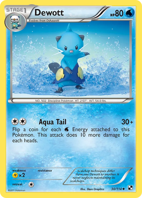 Dewott #30 – Black & White