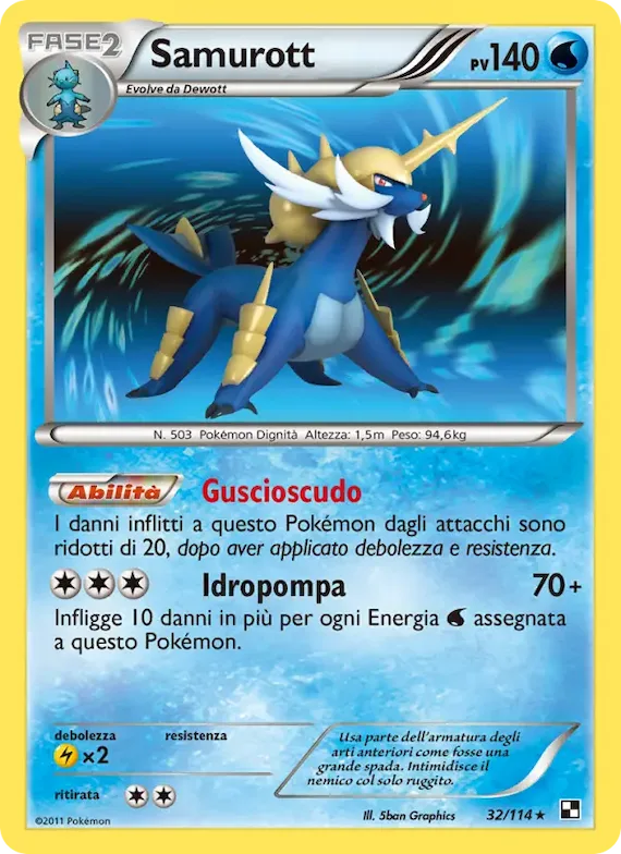 Samurott 32 – Nero e Bianco