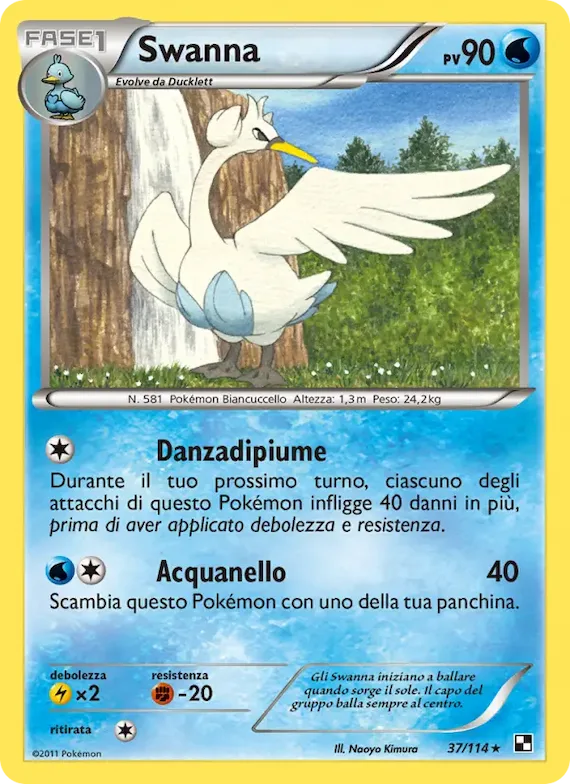 Swanna 37 – Nero e Bianco