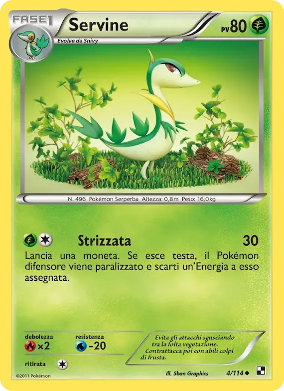 Servine 4 – Nero e Bianco
