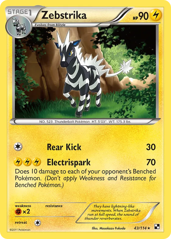 Zebstrika #43 – Black & White