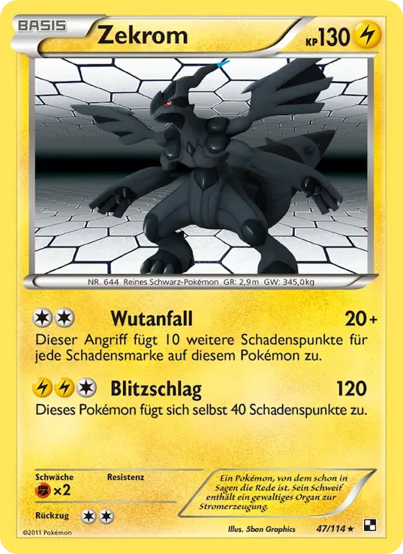 Zekrom 47 – Schwarz & Weiß
