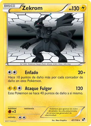 Zekrom 47 – Negro y Blanco