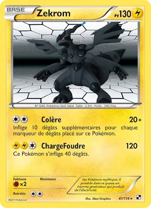 Zekrom 47 – Noir & Blanc
