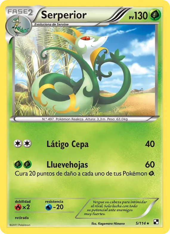 Serperior 5 – Negro y Blanco
