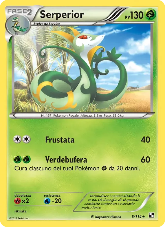 Serperior 5 – Nero e Bianco