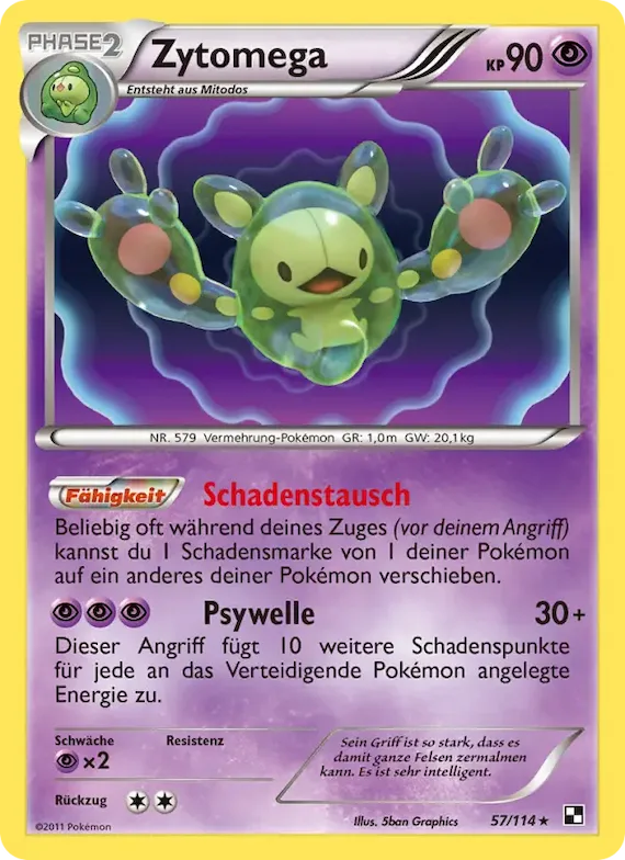 Zytomega 57 – Schwarz & Weiß