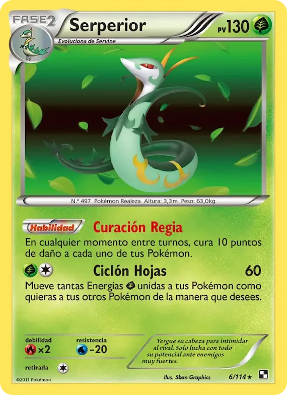 Serperior 6 – Negro y Blanco