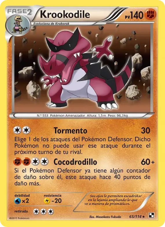 Krookodile 65 – Negro y Blanco