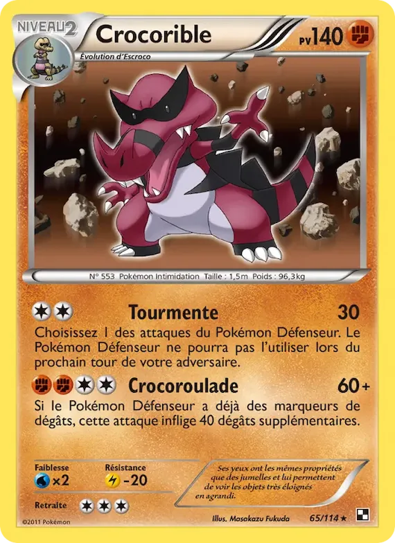 Crocorible 65 – Noir & Blanc