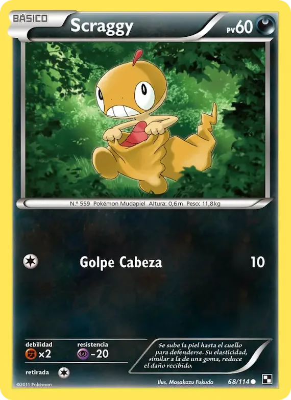 Scraggy 68 – Negro y Blanco
