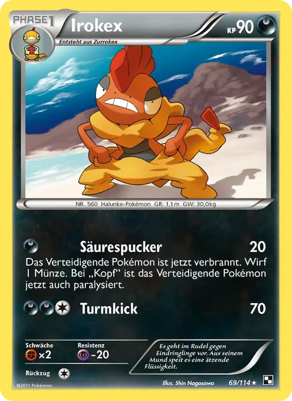 Irokex 69 – Schwarz & Weiß