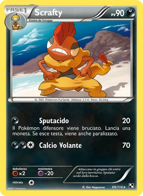 Scrafty 69 – Nero e Bianco
