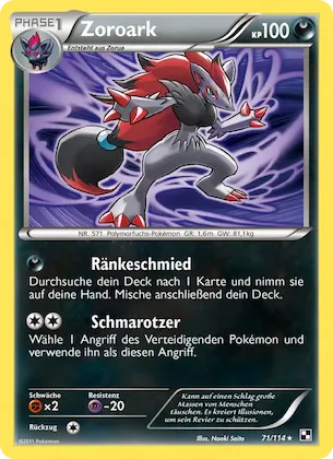 Zoroark 71 – Schwarz & Weiß