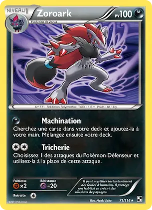 Zoroark 71 – Noir & Blanc