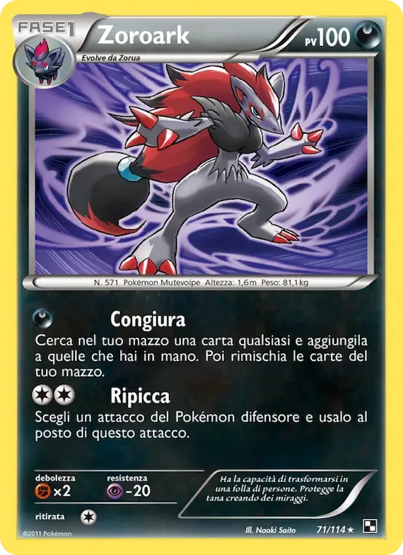 Zoroark 71 – Nero e Bianco