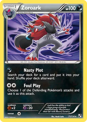 Zoroark #71 – Black & White