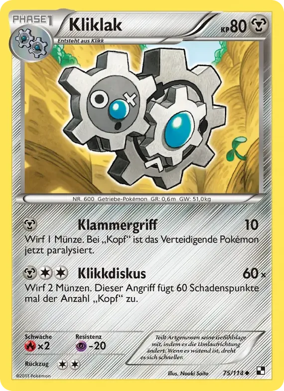 Kliklak 75 – Schwarz & Weiß