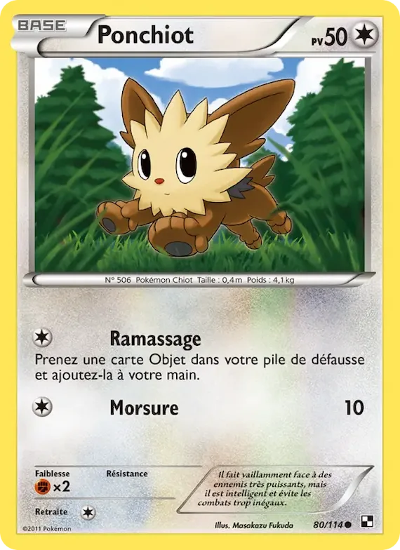 Ponchiot 80 – Noir & Blanc