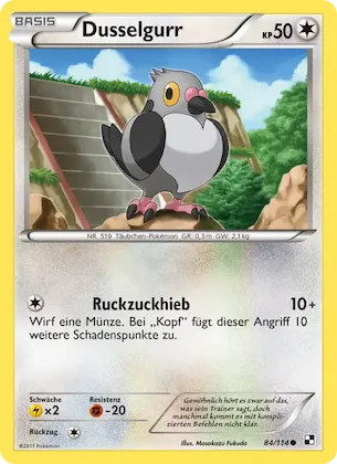 Dusselgurr Nr. 84 – Schwarz & Weiß