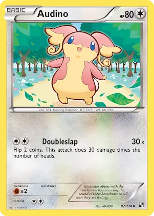 Audino #87 – Black & White