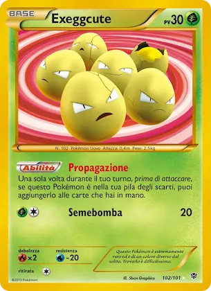 Exeggcute 102 – Esplosione Plasma