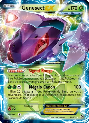 Genesect EX n° 11 – Explosion Plasma