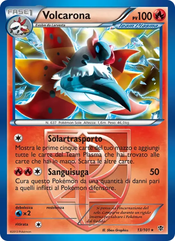 Volcarona 13 – Esplosione Plasma