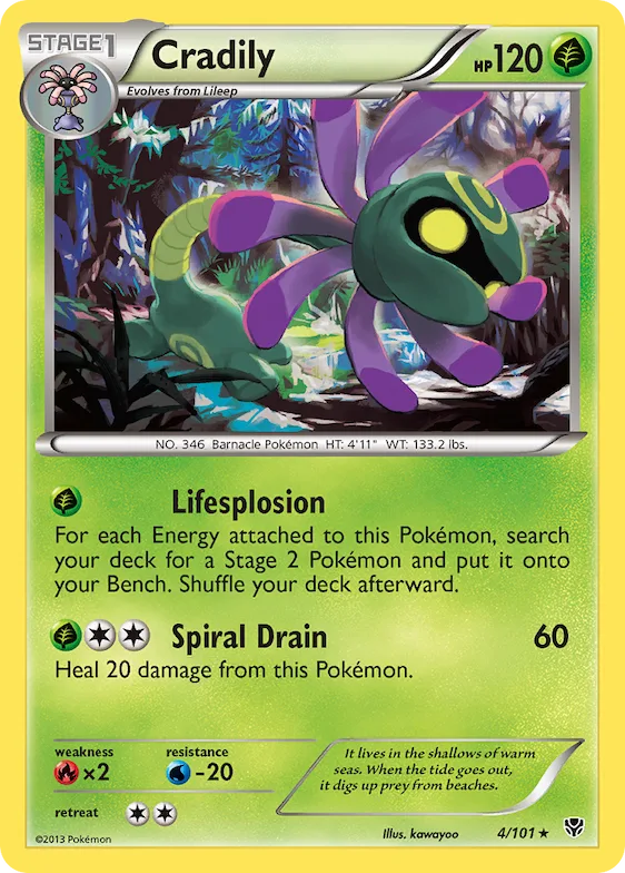 Cradily #4 – Plasma Blast