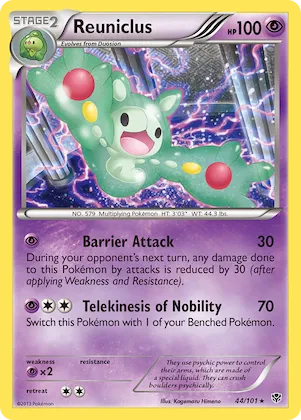 Reuniclus #44 – Plasma Blast