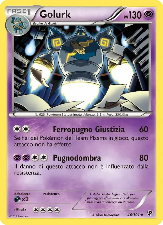 Golurk 46 – Esplosione Plasma