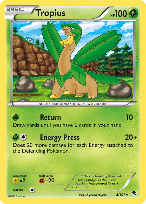 Tropius 5 – Explosão de Plasma