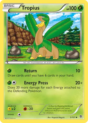 Tropius #5 – Plasma Blast