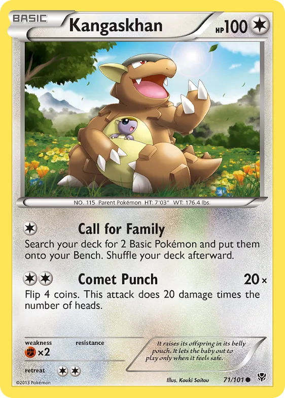 Kangaskhan 71 – Explosão de Plasma