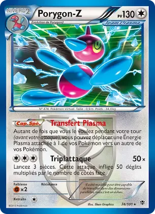 Porygon-Z n° 74 – Explosion Plasma