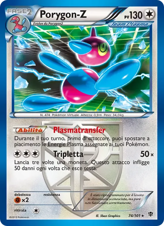Porygon-Z 74 – Esplosione Plasma